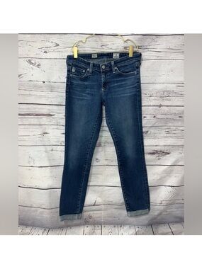 AG Adriano Goldschmied “Stilt Roll-Up Cigarette Roll Up” Skinny Jeans Size 25R